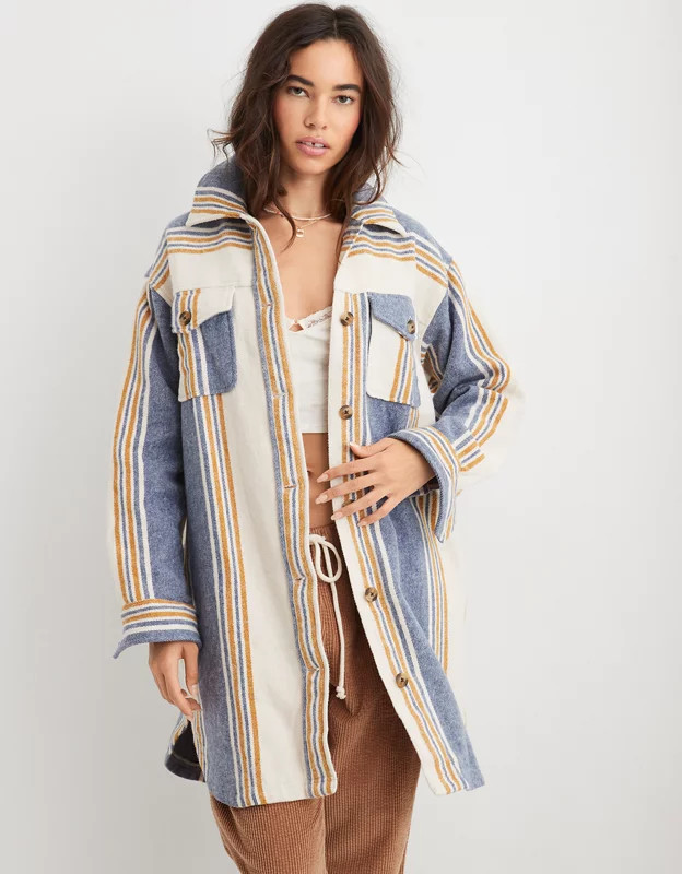 Aerie Flannel Shacket | Aerie