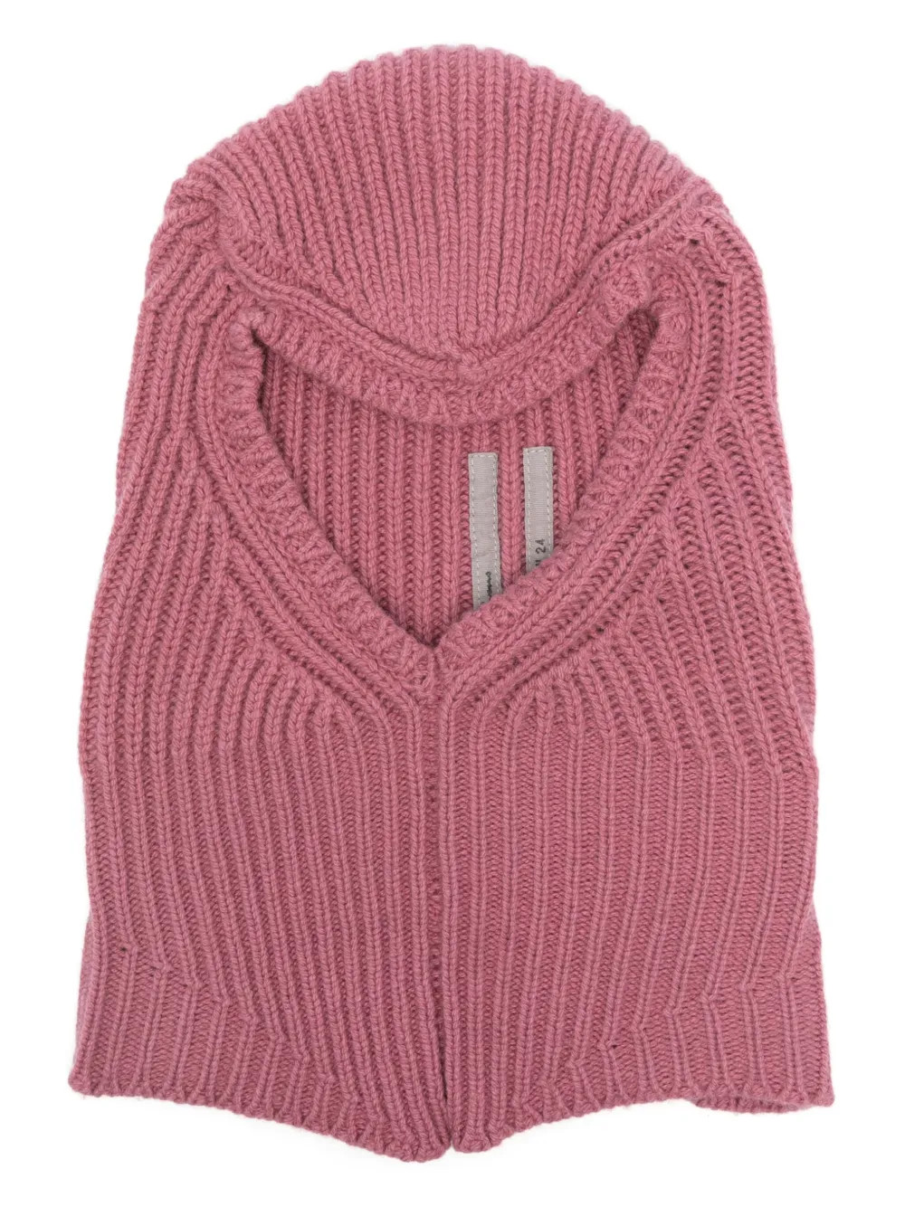 Rick Owens ribbed-knit Balaclava | Pink | FARFETCH | Farfetch Global