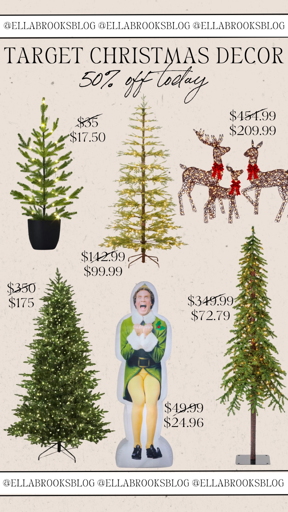 Select Target Christmas decor 50% off!


Christmas home decor, holiday home decor, pre-lit Christmas tree, holiday outdoor decor, Christmas yard decor

#LTKSaleAlert #LTKHoliday #LTKHome