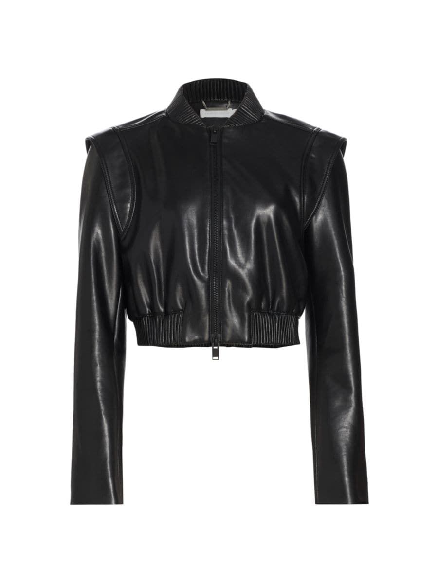 Doreen Faux Leather Bomber Jacket | Saks Fifth Avenue
