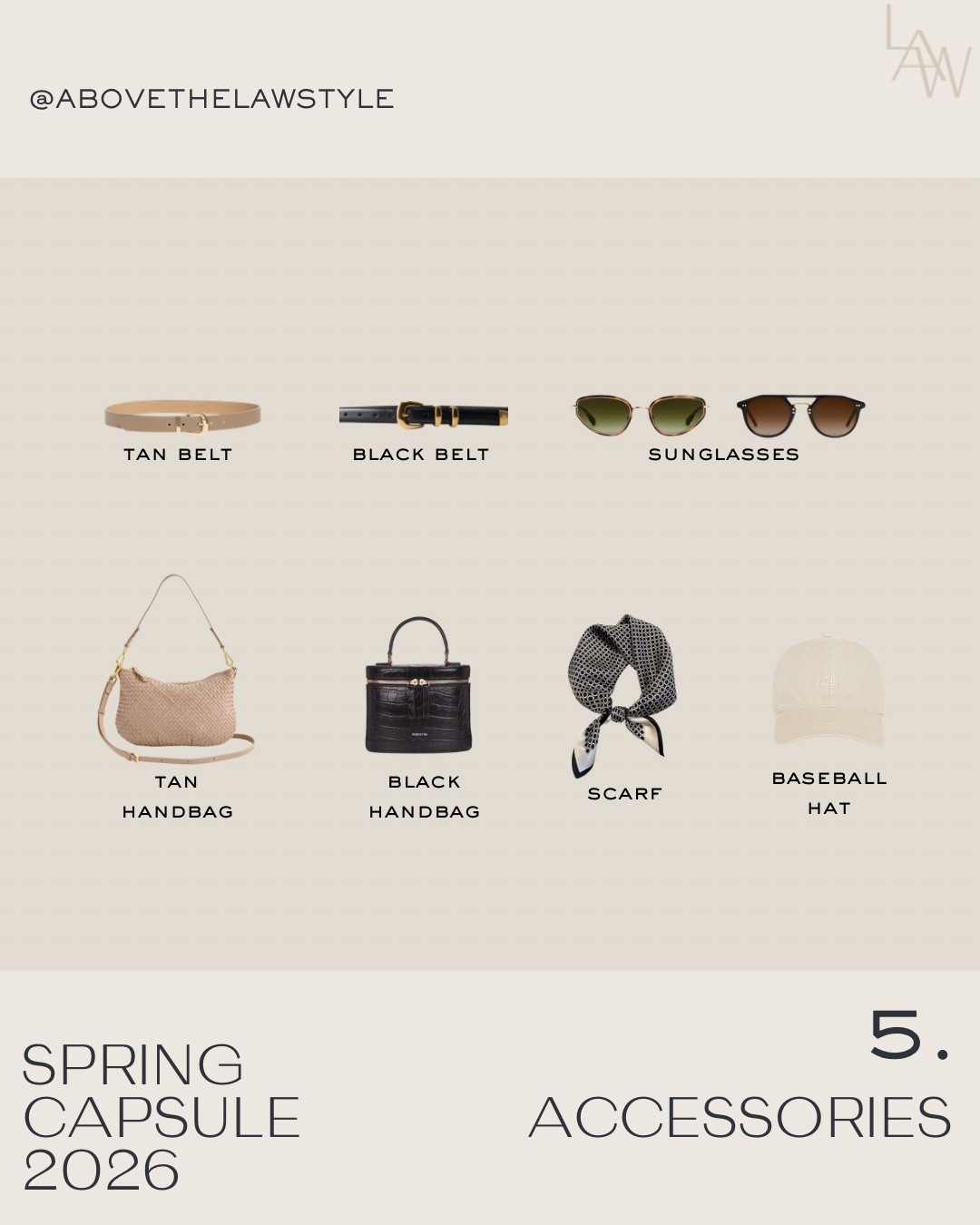 Spring Capsule: Accessories 

#LTKOver40 #LTKSeasonal