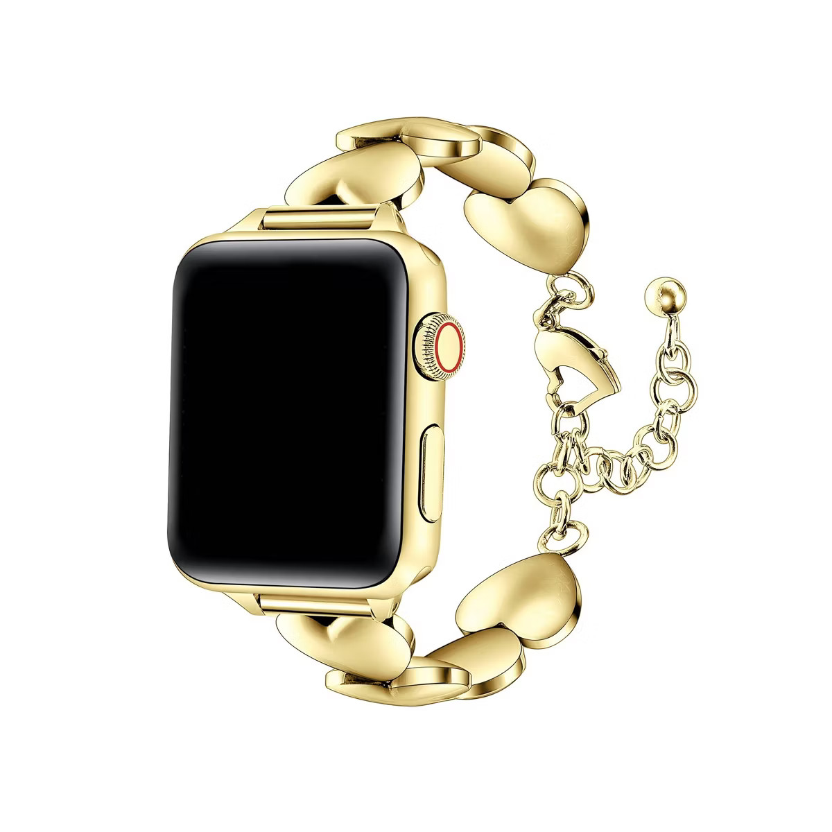 Posh Tech Lover Stainless-Steel Band for Apple Watch - Gold | Target