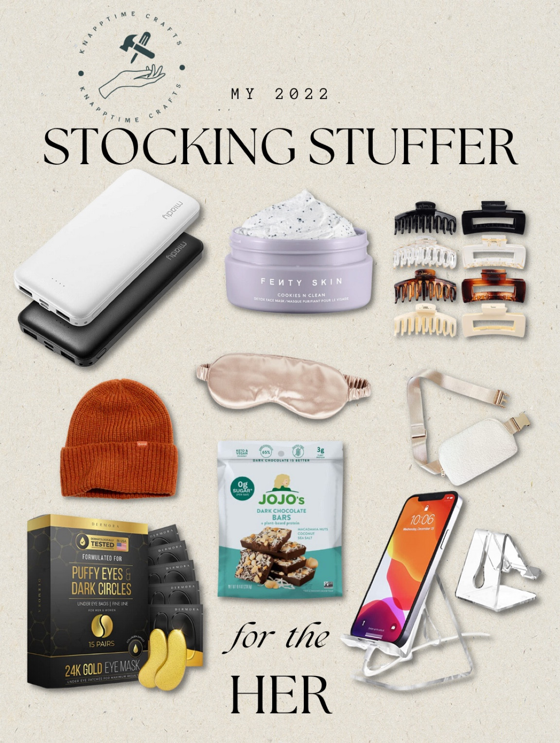 Gift guide, her gift guide, gift guide for her, gift guide for women, gift guide for moms, and aunts! gift guide, women, men, cozy, hair, accessories, eyemask, bum bag, fanny pack, crossbody, clips chargers, phone charger, beanie, phone stand, candy, chocolate, jojos chocolate, puffy eye masks, face masks, fenty skin.
#LTKCyberweek#giftguideforher #holidaygiftguide #neutralstyle #homefinds #forher #stockingstuffer #sephorafinds

#LTKGiftGuide #LTKHoliday #LTKSeasonal