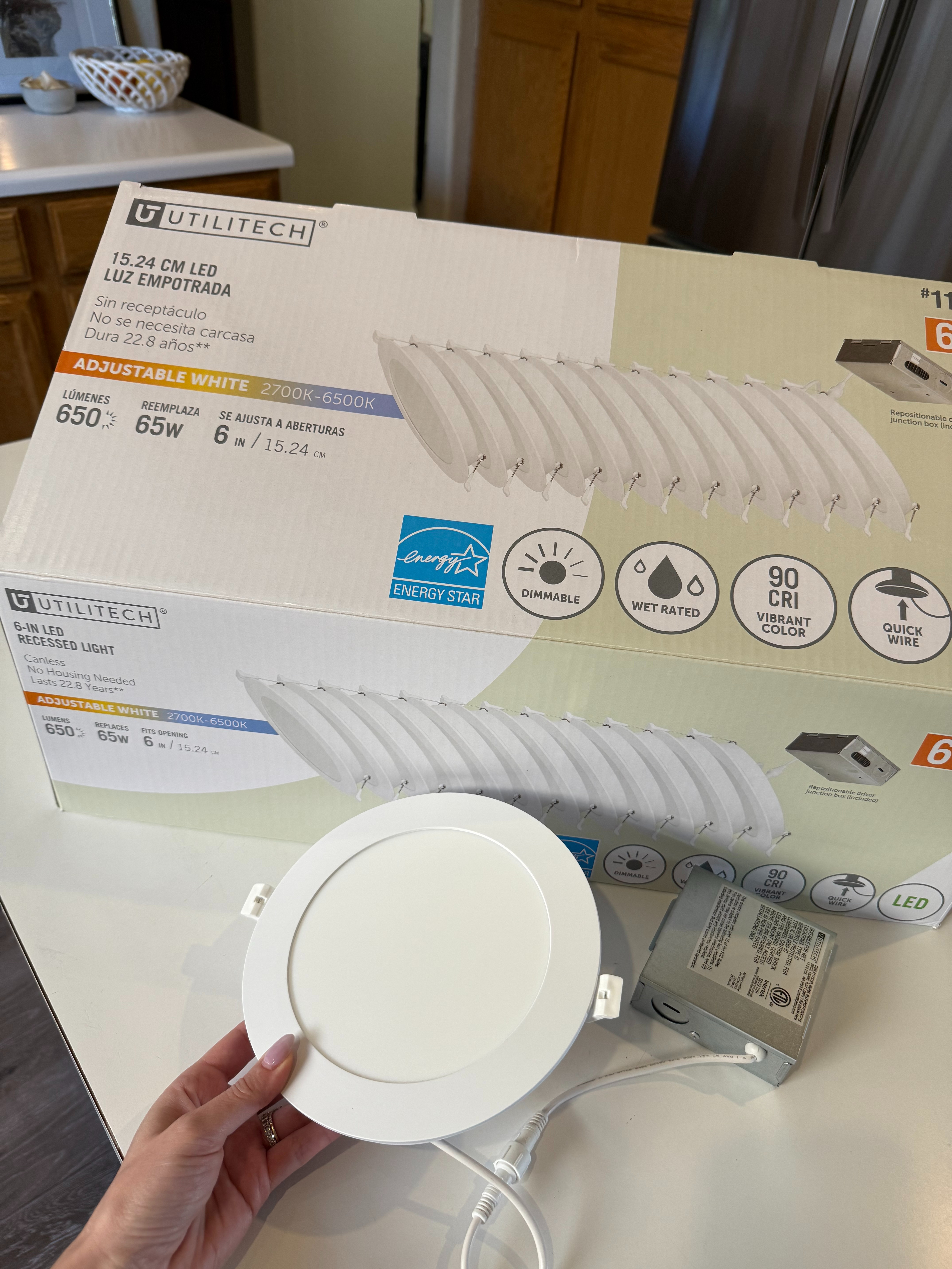 Upgrading your lighting makes such a difference 🤍 These recessed can lights from Lowe’s are dimmable and feature adjustable color temps — perfect for customizing the look of your kitchen, living room, or any remodel project.

If you’re planning a home refresh or renovation, this is one of those simple swaps that instantly modernizes your space. Linked my exact lights along with a few other home improvement finds that’ll be on sale for Black Friday and Cyber Monday!

#ad #lowespartner @loweshomeimprovement 

#recessedlighting #canlights #homerenovation #lightingideas #modernhome #kitchenremodel #homeimprovement #loweshomeimprovement #lightingupgrade #homeupdate #modernlighting #bfcmdeals #blackfridayhome 

 

#LTKCyberWeek #LTKSaleAlert #LTKHome