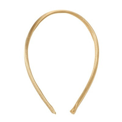 Unique Bargains Women's Classic Elegant Fabric Fine Hairband 5.31"x4.53" 1 Pc Gold Tone | Target