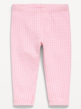 Printed Textured-Knit Capri Leggings for Toddler Girls | Old Navy (US)