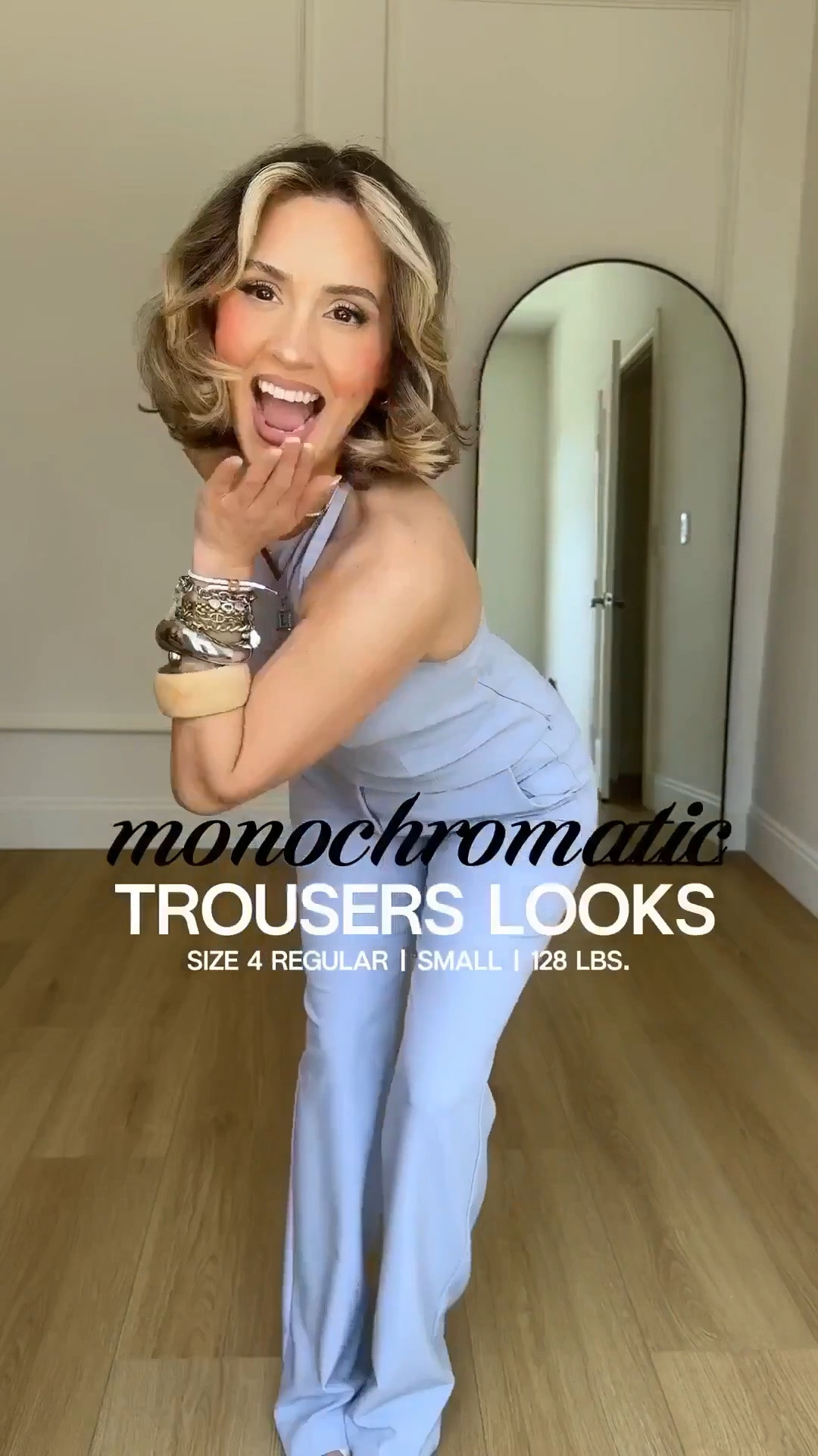 Omg these @Express trousers & essentials are ON SALE 👏🏼 #DressToExpress
#ExpressPartner

✔️ Wearing size 4 regular on long trousers
✔️Ankle trousers are size 4 SHORT 
✔️XS in all tops

#LTKgrwm #LTKootd #LTKU