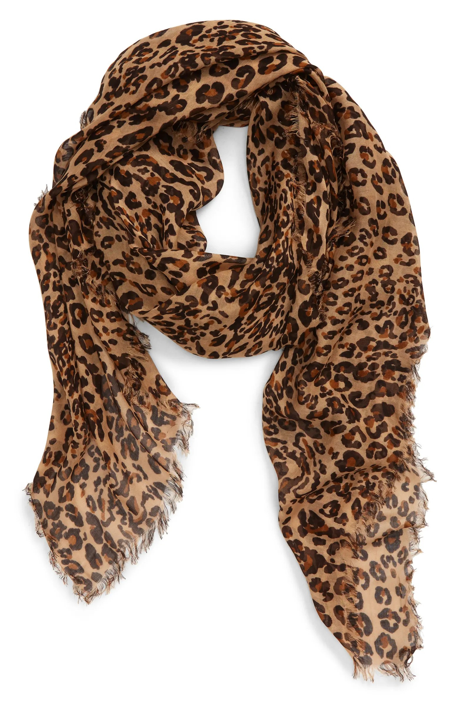 Literal Leopard Print Scarf | Nordstrom