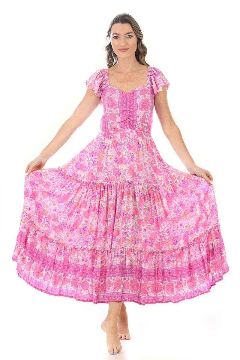 Luna Dress / Bengal Rose | Walker&Wade