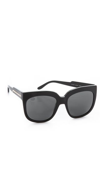 Stella Mccartney Oversized Sunglasses - Black/Grey | Shopbop