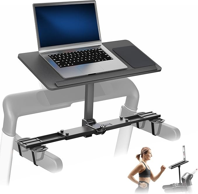 VIVO Wooden Laptop Treadmill Desk, Tilting Ergonomic Notebook Mount Stand with Mouse Pad and Wris... | Amazon (US)