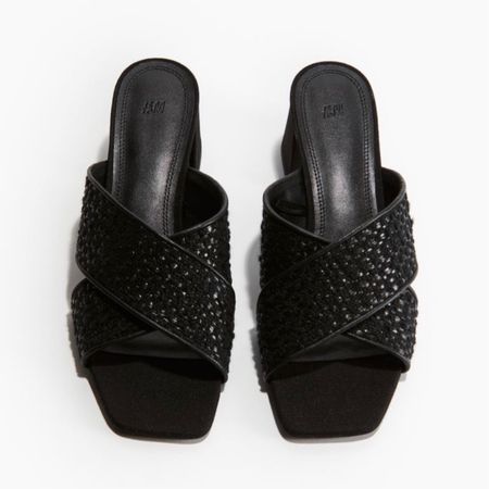 Black heeled mule sandals 

#LTKfindsunder50 #LTKstyletip #LTKSeasonal