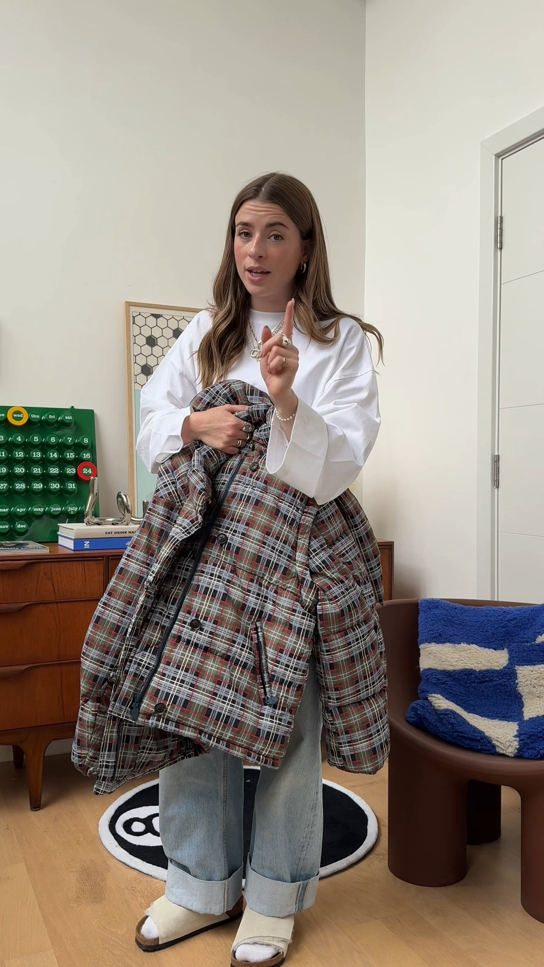 Damson madder, tartan coat, puffer coat, casual style, gilet, printed coat, pattern coat 

#LTKuk #LTKautumn #LTKstyletip