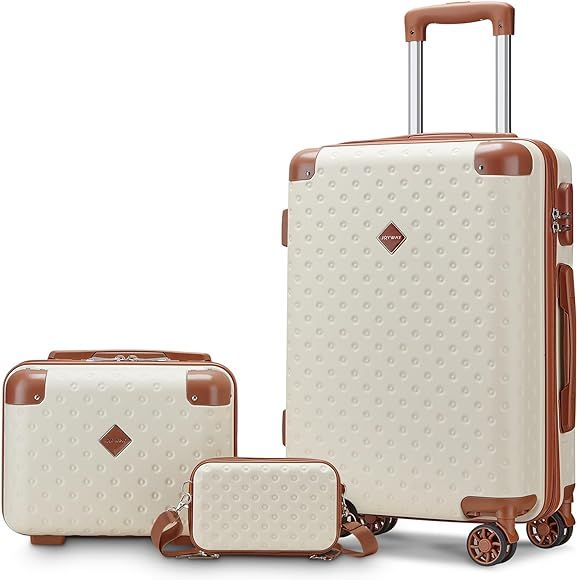Joyway Carry on Luggage 20 Inch Suitcase Set 3 Piece with Spinner Wheels,Hardside Carry on suitcase  | Amazon (US)