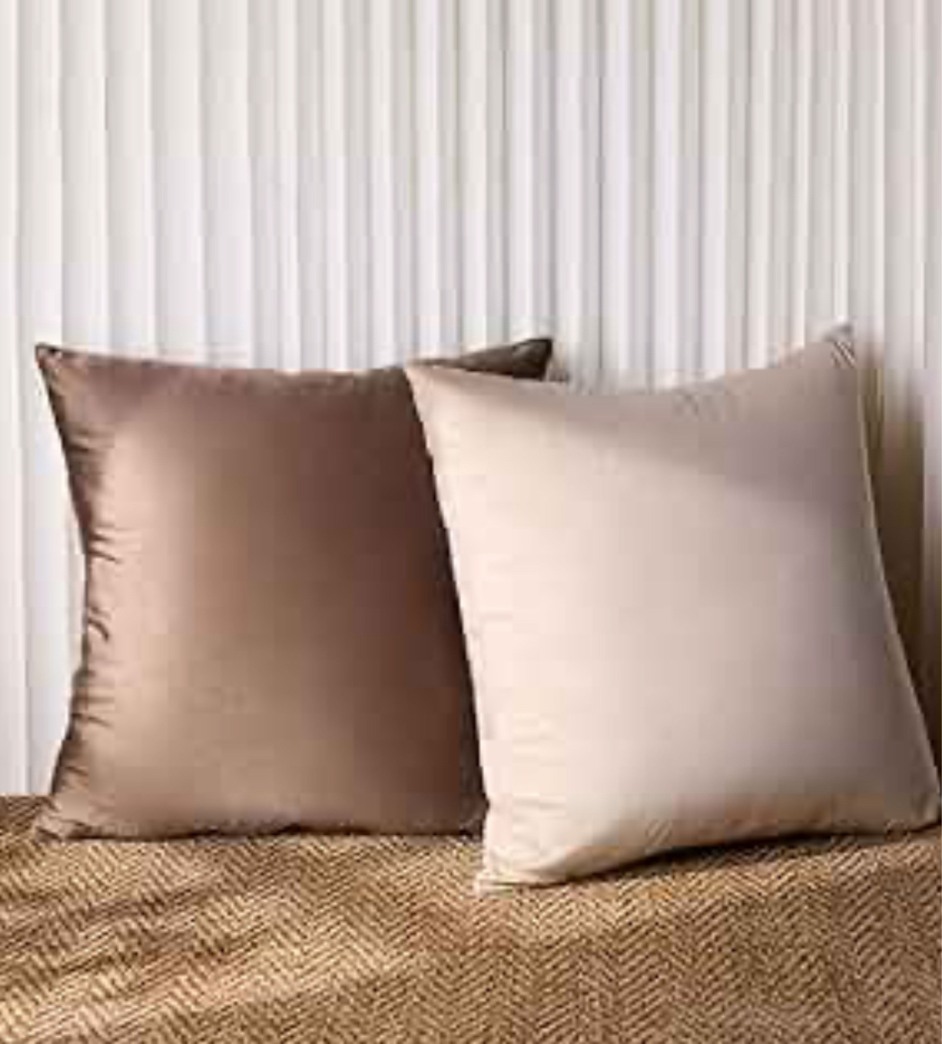 Vitalizart Velvet Throw Pillow Covers 18x18 Inch Set of 2 Nude and Brown Square Cushion Case Decorative Sofa Bedroom Cushion Cover with Invisible Zipper

#LTKHome #LTKSeasonal #LTKHoliday