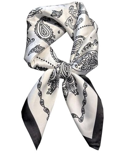 Satin Bandana Headscarf for Women Silky Hair Scarves for Fashion Lightweight-28 | Amazon (US)