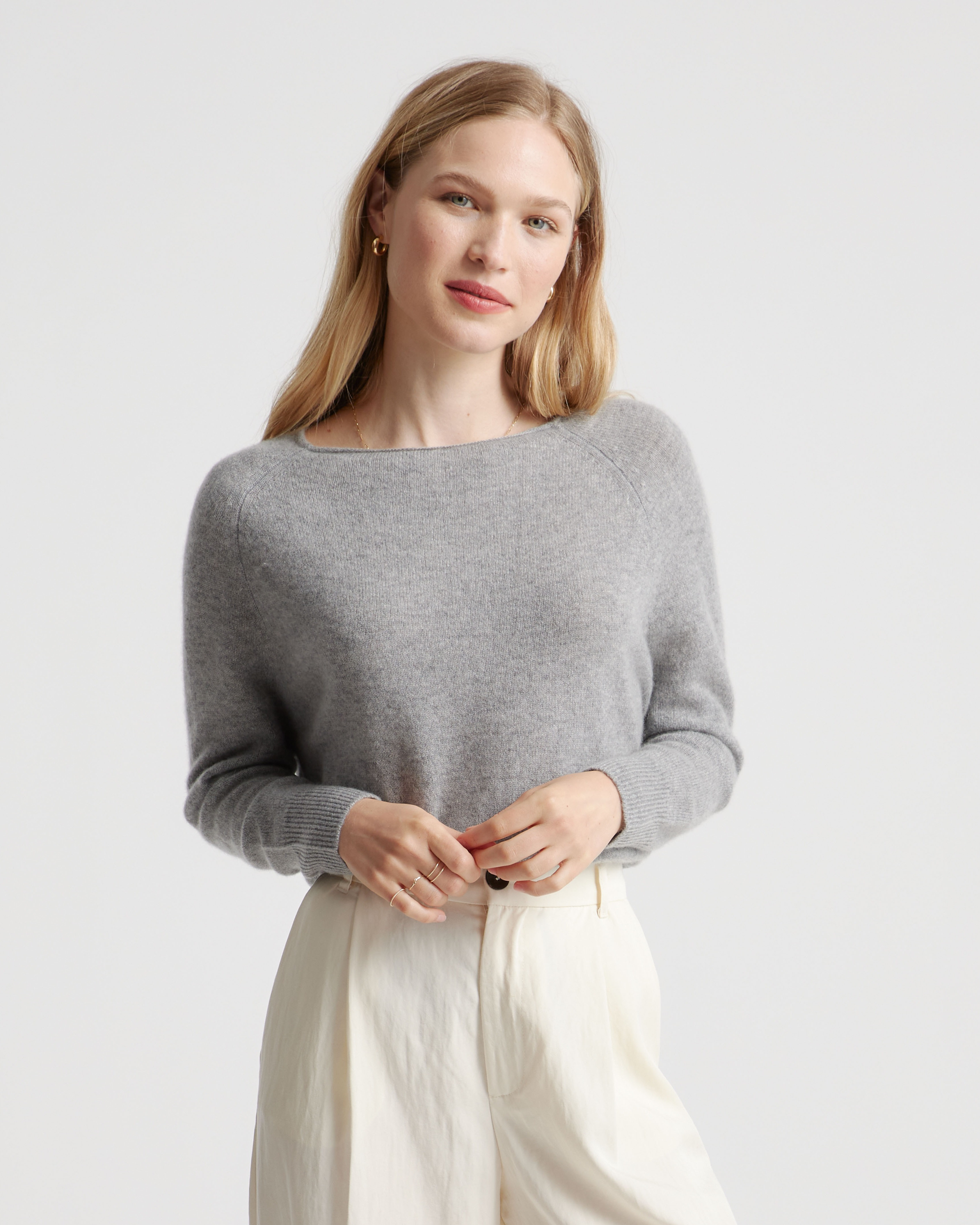 Mongolian Cashmere Boatneck Sweater | Quince