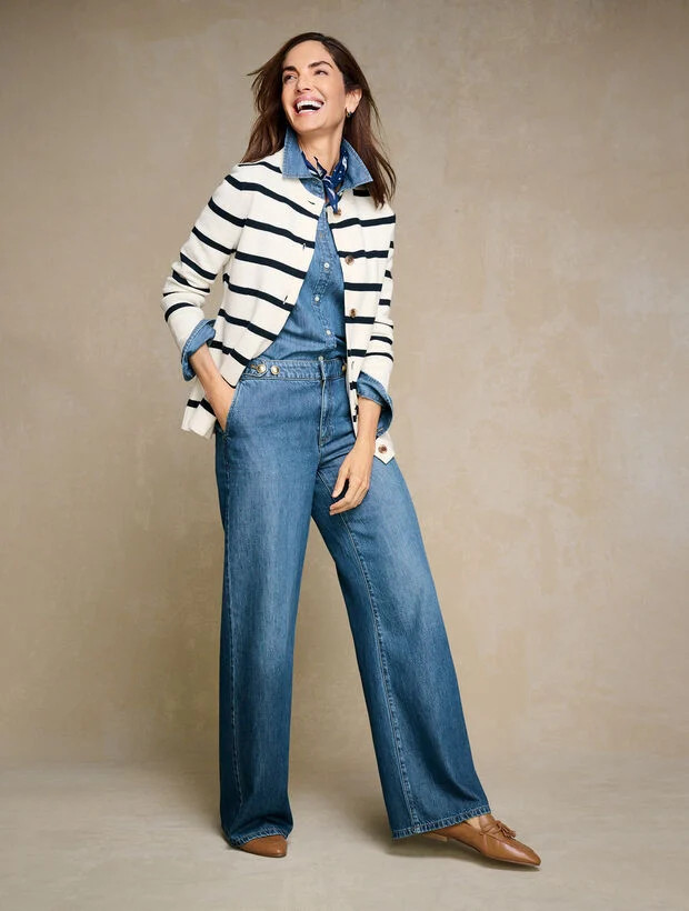 Supersoft Relaxed Trouser Jeans | Talbots
