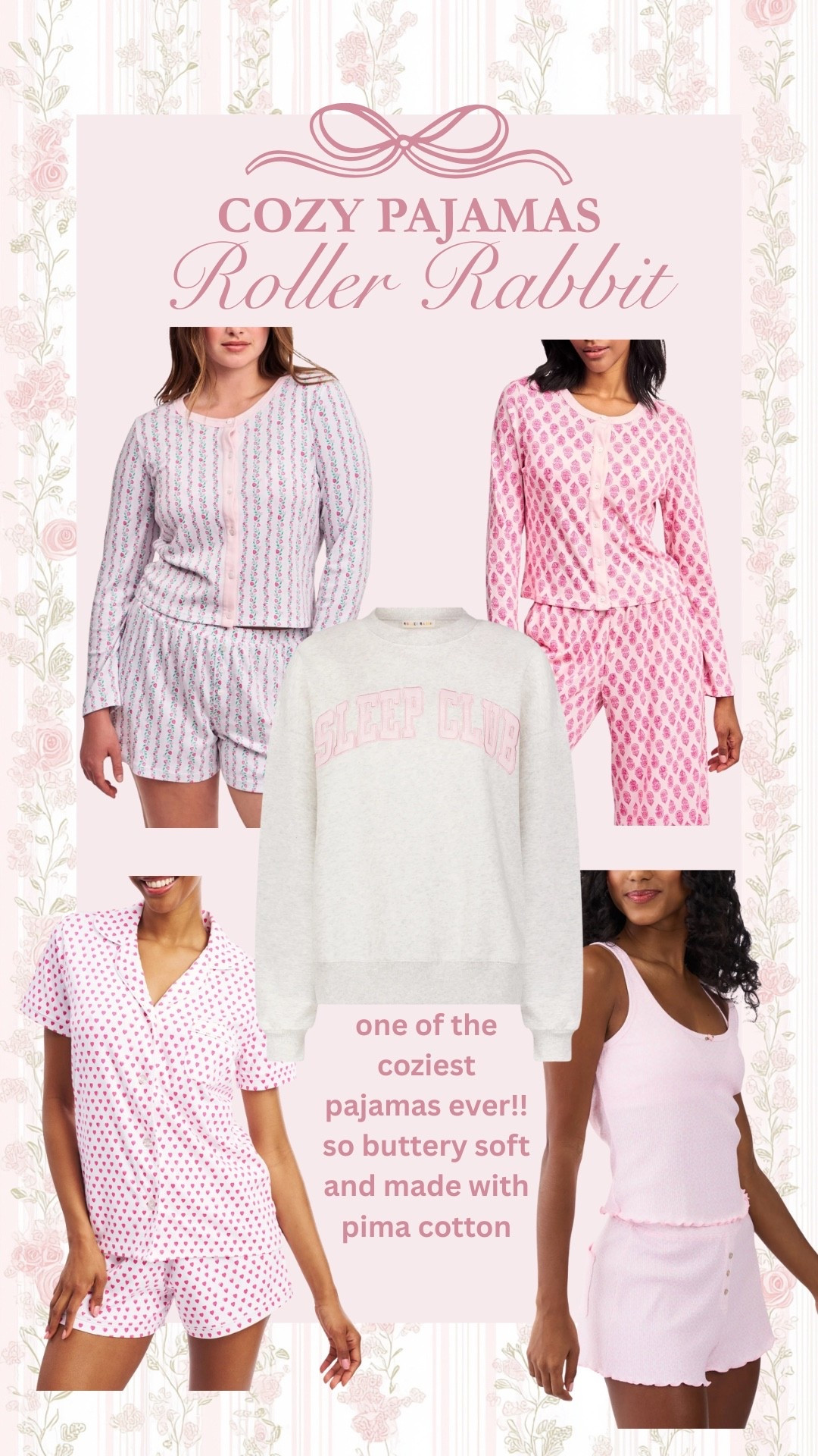 Roller rabbit faves and finds! I have the top left set and it is one of my faves in my pajama rotation! Sooo soft and cozy! Code KATEW for 15% off

#LTKSeasonal #LTKSaleAlert