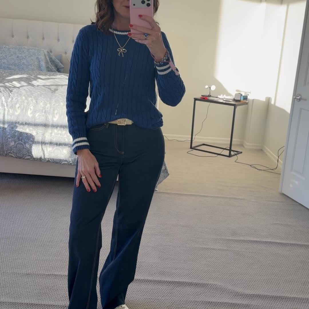 Travel Outfit

Travel day style ✈️ Cozy, comfy, and still pulled together. This sweater + straight-leg denim combo is a go-to when I want to be comfortable but still feel cute. Bow jewelry adds the perfect finishing touch 💙

This is one of those outfits that works for the plane, errands, or casual dinners once you arrive. 

Bracelets are from thesparkledshell.com Use code: Lillylover10 for a discount. 

travel outfit
airport outfit
travel day outfit
cozy sweater
cable knit sweater
straight leg jeans
comfortable travel clothes
classic casual outfit
bow necklace
gold jewelry
layering jewelry
everyday denim
holiday travel outfit
thesparkledshell 

#TravelDayStyle
#AirportOutfit
#CozyAndChic

#LTKStyle
#EverydayOutfit
#CasualChic
#ClassicStyle
#TravelOutfitInspo
#DenimAndKnits
#LayeredJewelry
#OOTD
#LillyPulitzer 
#ltkbeauty 

#LTKdayinmylife #LTKootd #LTKTravel