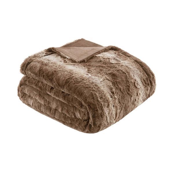 60"x70" Oversized Marselle Faux Fur Throw Blanket | Target