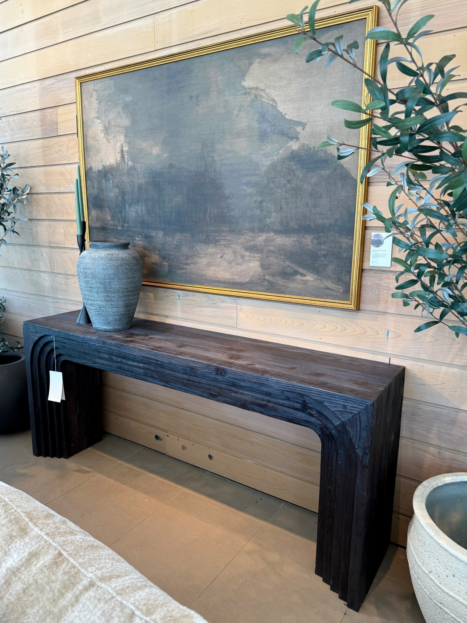 The Valo 72” Ebonized Pine Console Table is such a sculptural moment. 🖤 With its stepped Art Deco–inspired sides, waterfall silhouette, and rich ebonized finish, it feels more like an architectural piece than just a console table. Whether styled in an entryway or behind the sofa, it brings a bold, moody, modern presence that instantly elevates any space. Also available in a lighter natural finish if you prefer something softer — and I linked a few other modern console options too! 🫶🏻 #CrateAndBarrel #ModernHomeDecor #ConsoleTable

#LTKHome #LTKSaleAlert