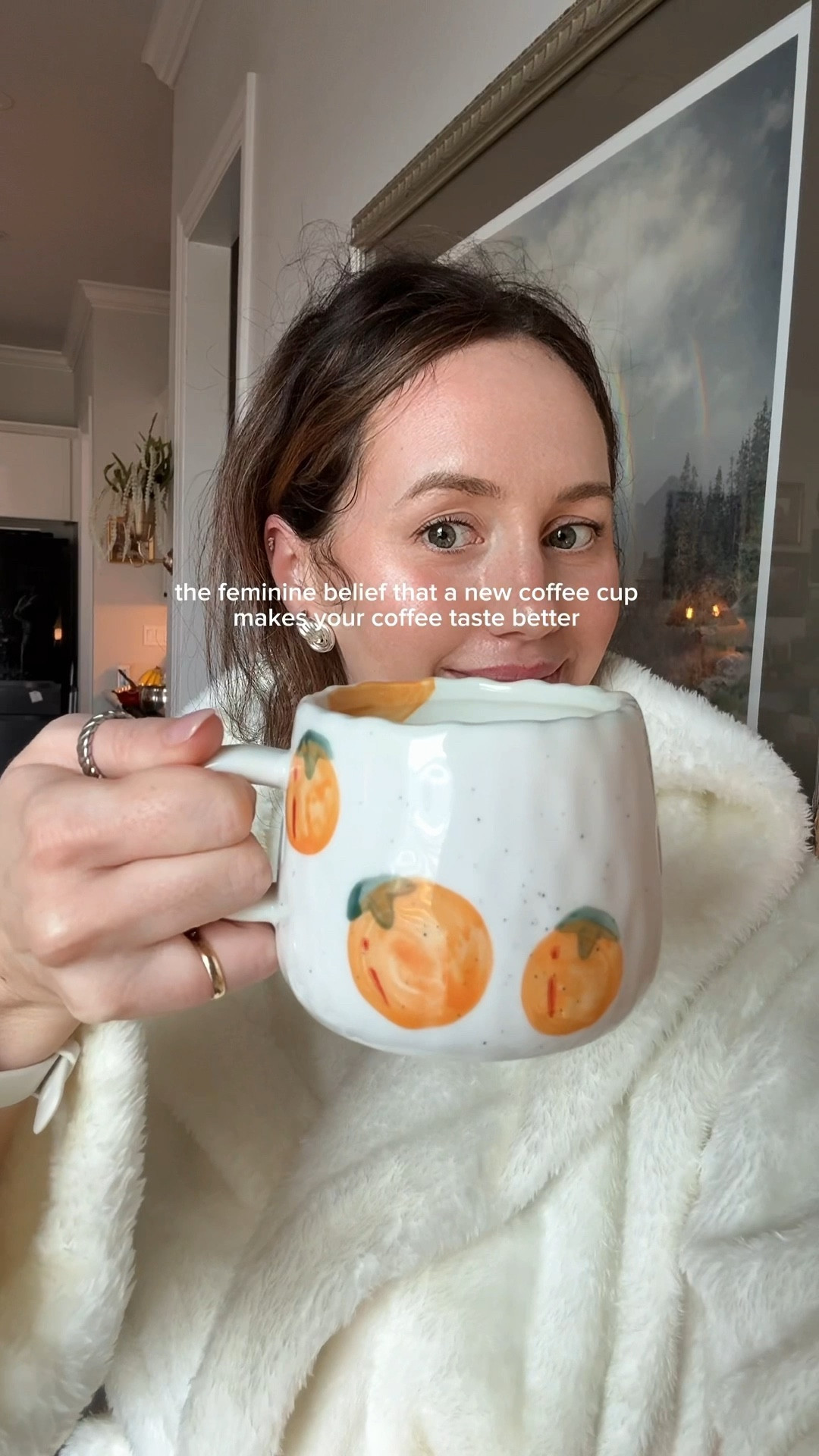 The coziest robe meets the best automatic espresso machine!! I sized up for a cozy oversized fit but it is tts! 

#LTKmorningroutine #LTKHome #LTKmomlife