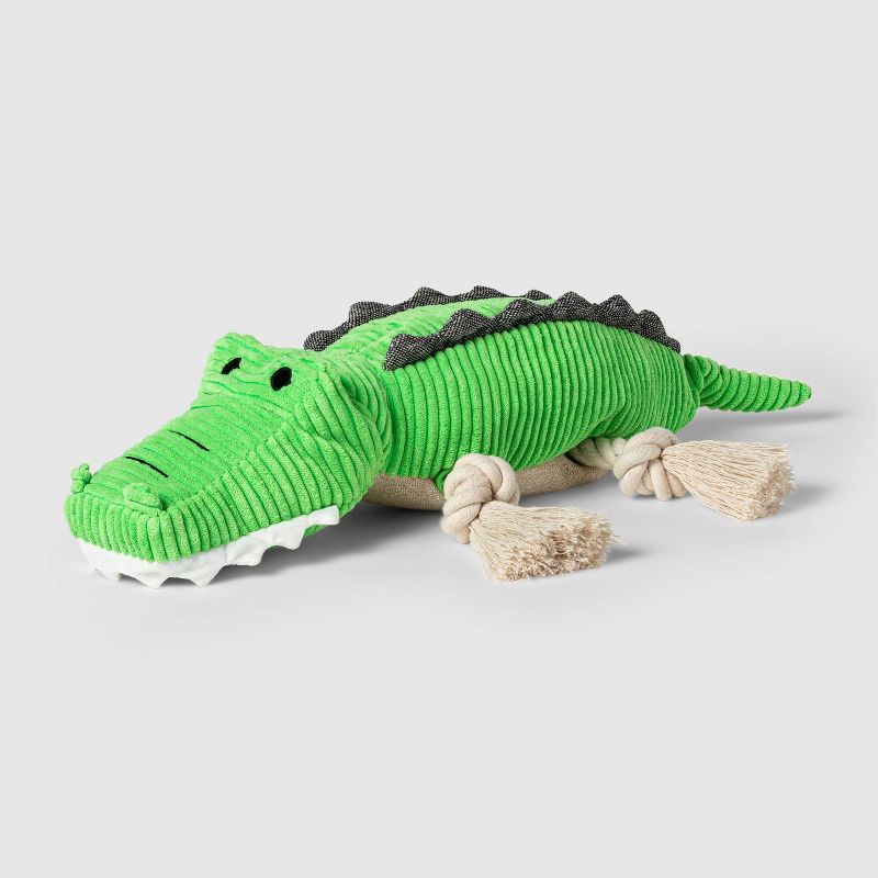 Gator Plush Dog Toy - Green - L - Boots & Barkley™ | Target