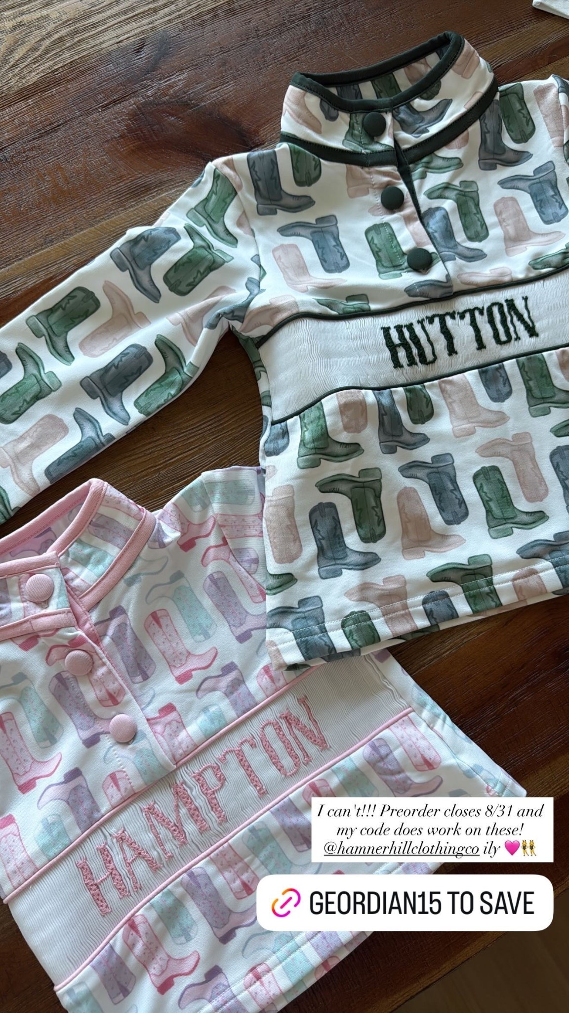 Hamner hill pullovers on preorder until 8/31! GEORDIAN15 to save! 

#LTKKids