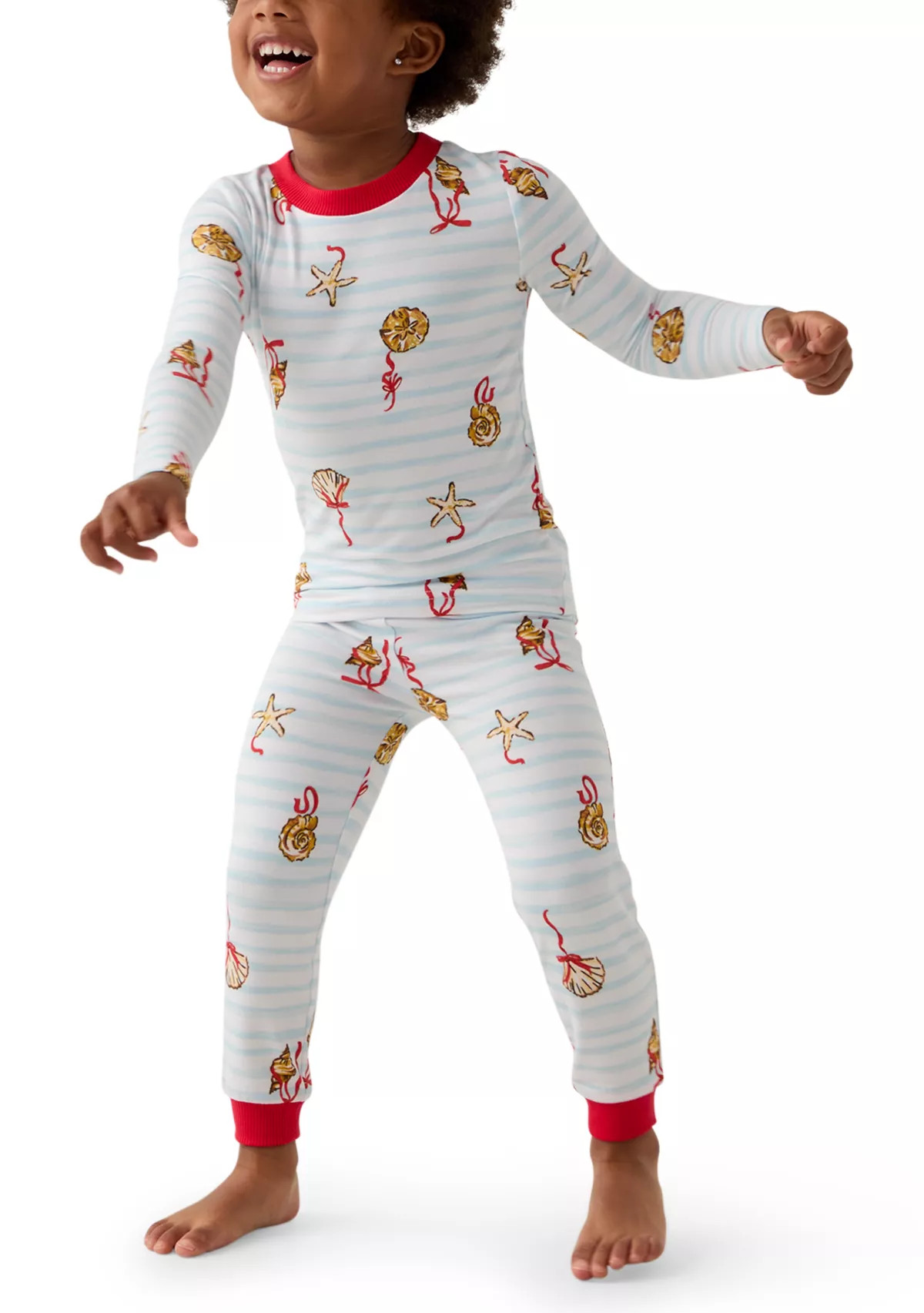 PAJAMARAMAUnisex Toddler Shell Stripe Pajama Set | Belk