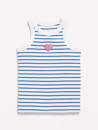 Fitted Ribbed Tank Top for Girls | Old Navy (US)