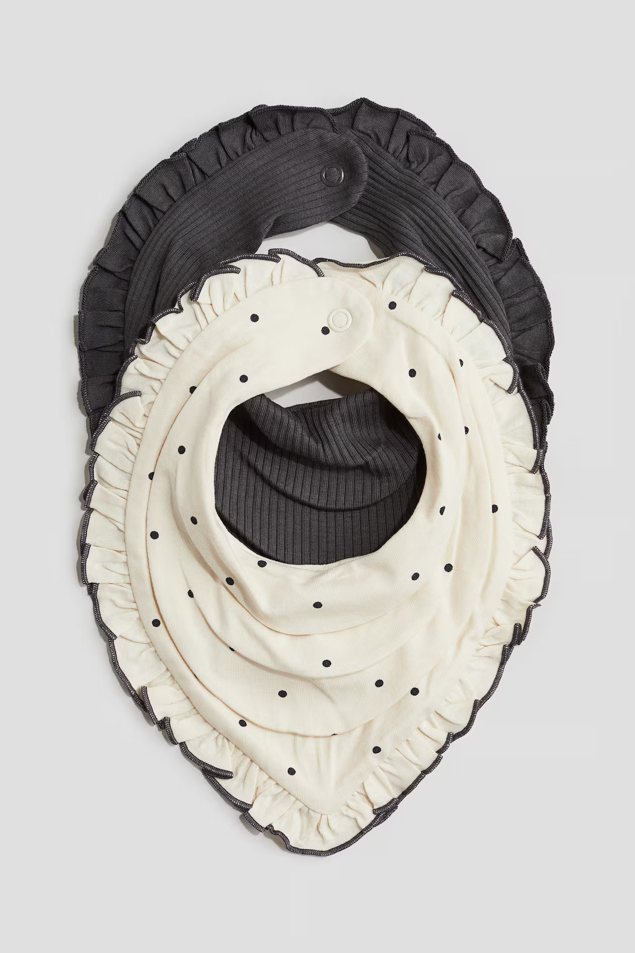 2er-Pack Dreieckstücher mit Frotteefutter | H&M (DE, AT, CH, NL, FI)