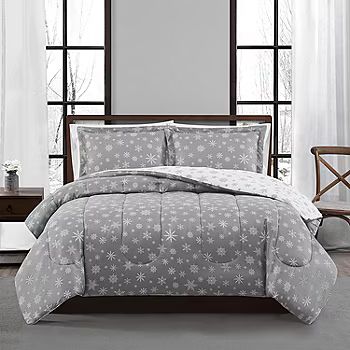 Brooklyn Loom Snowflake 3-pc. Midweight Reversible Comforter Set | JCPenney