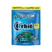 Orbit Mint Sugar Free Gum, Assorted Flavors, 13.4 oz., 200 Pieces/Pack, 200/Pack (MMM27955) | Staples