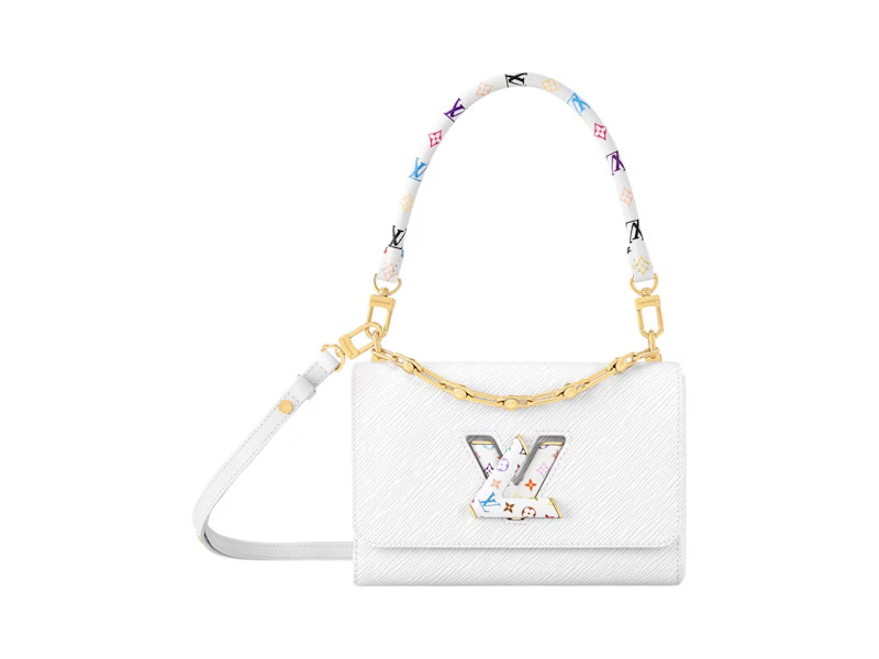 Louis Vuitton x Takashi Murakami Twist Slim MM White | StockX