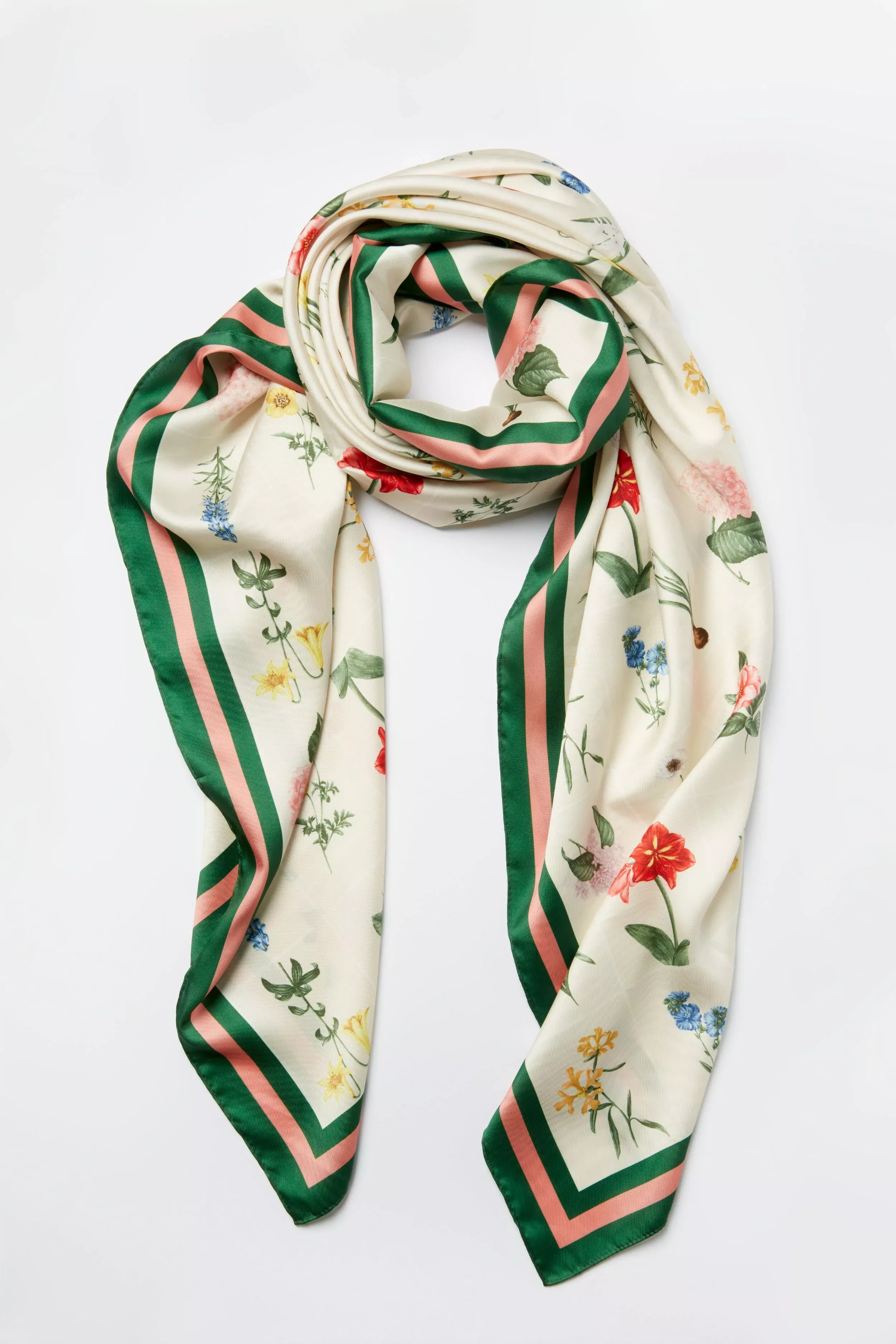 Gucci maxi flower print silk scarf curated on LTK