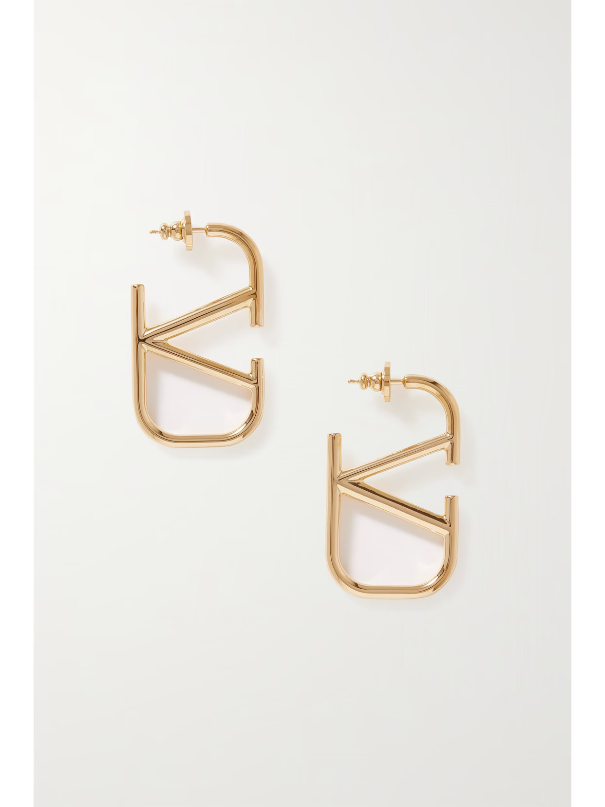 Valentino Garavani - Valentino Garavani Gold-tone Earrings - one size | NET-A-PORTER (US)