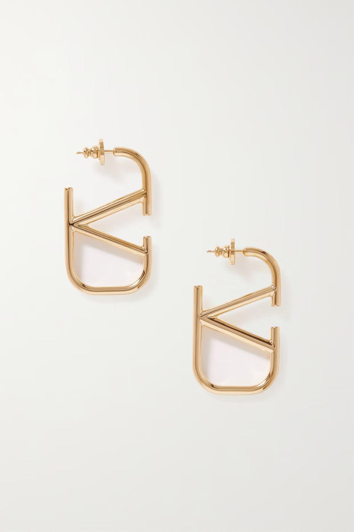 Valentino Garavani - Valentino Garavani Gold-tone Earrings - one size | NET-A-PORTER (US)