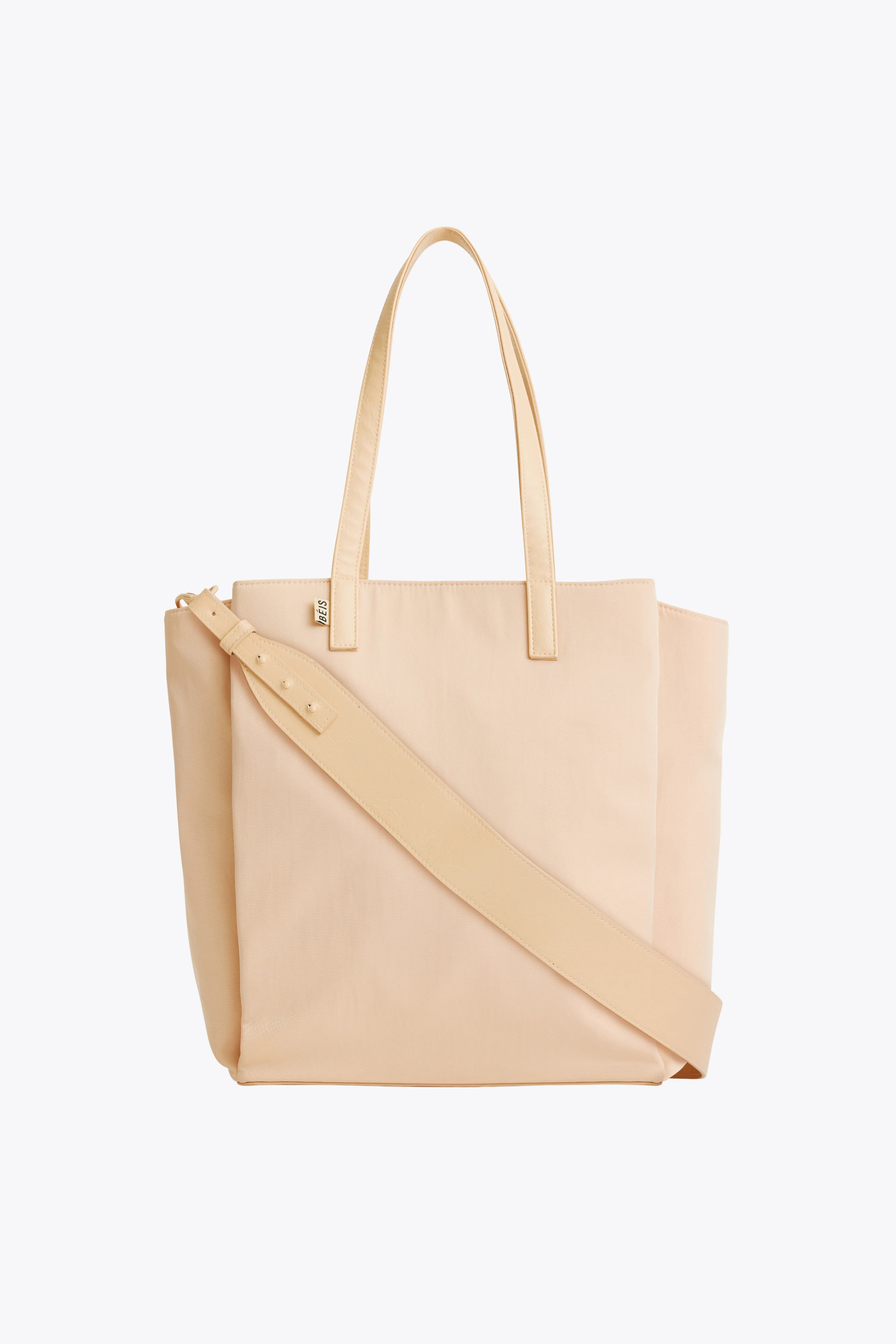 The Commuter Tote in Beige | BÉIS Travel