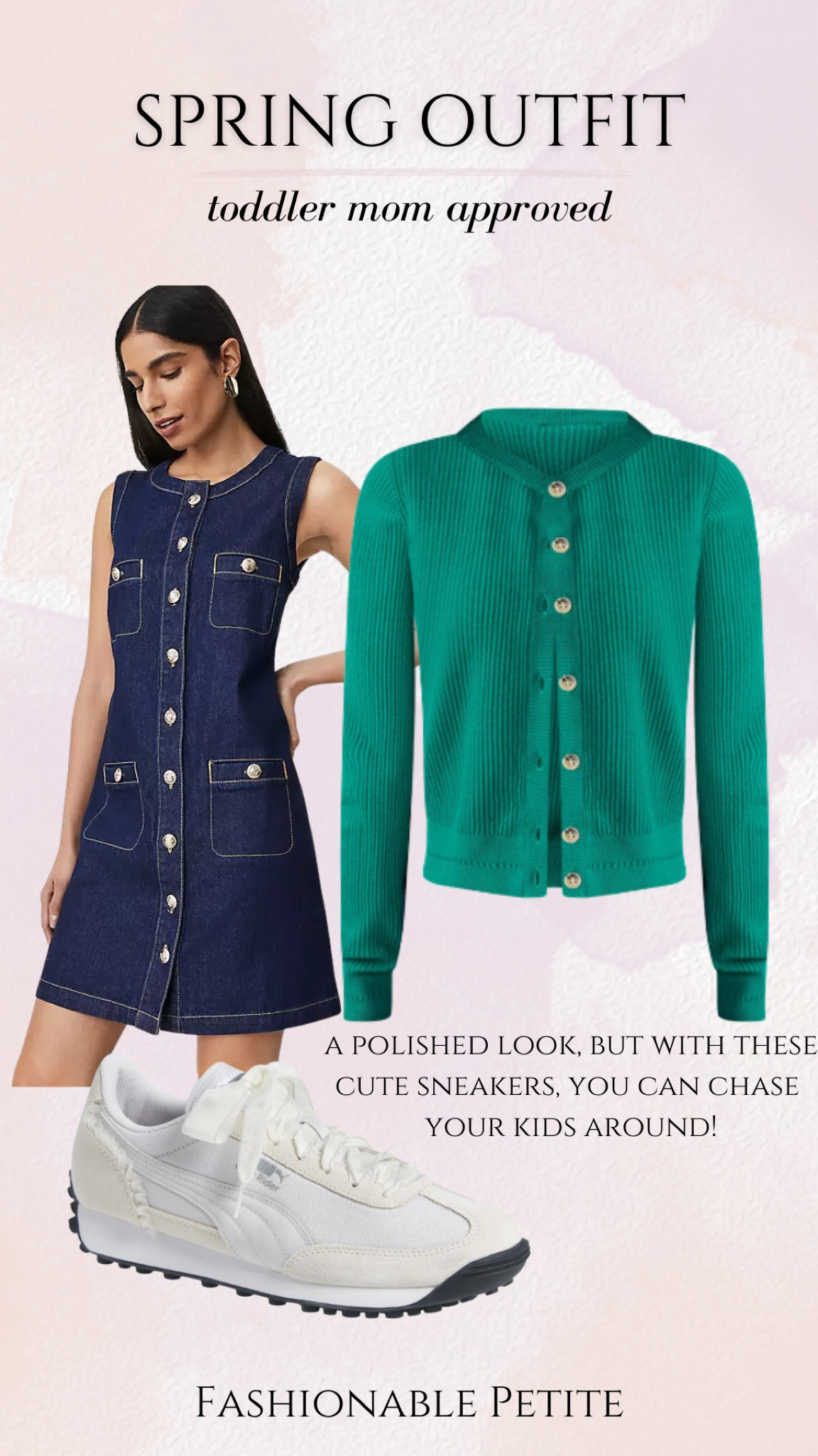 Spring outfit idea for a mom chasing a toddler!

Mom outfit, spring dress, denim dress, preppy, spring outfits 

#LTKFindsUnder100 #LTKSaleAlert