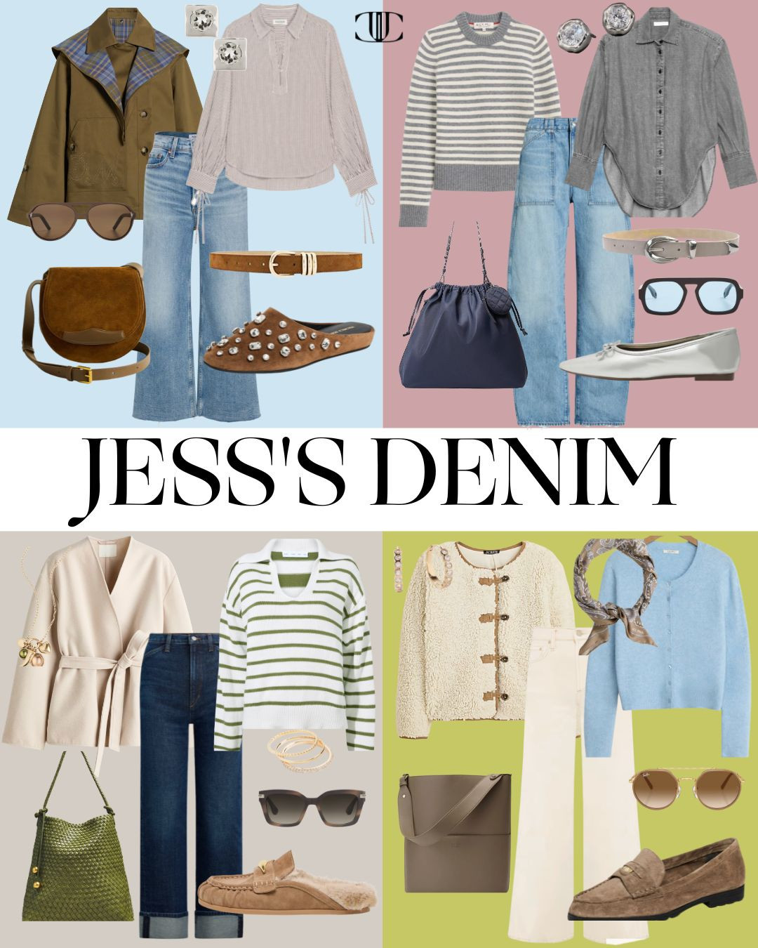 The Denim Edit 🤍 

Six head-to-toe denim looks that prove a great pair of jeans can do it all. From everyday casual to polished and put-together, these outfits focus on easy layers, flattering proportions, and simple styling tips you can use with the denim you already own.

Save this post for denim outfit inspiration and tap to shop each look. 👖✨

#LTKStyle #LTKDenim #DenimOutfits #HowToStyleJeans #EverydayStyle #ChicCasual #WardrobeStaples #StyledByJess #LTKFinds 

 

#LTKootd #LTKmomlife #LTKOver40