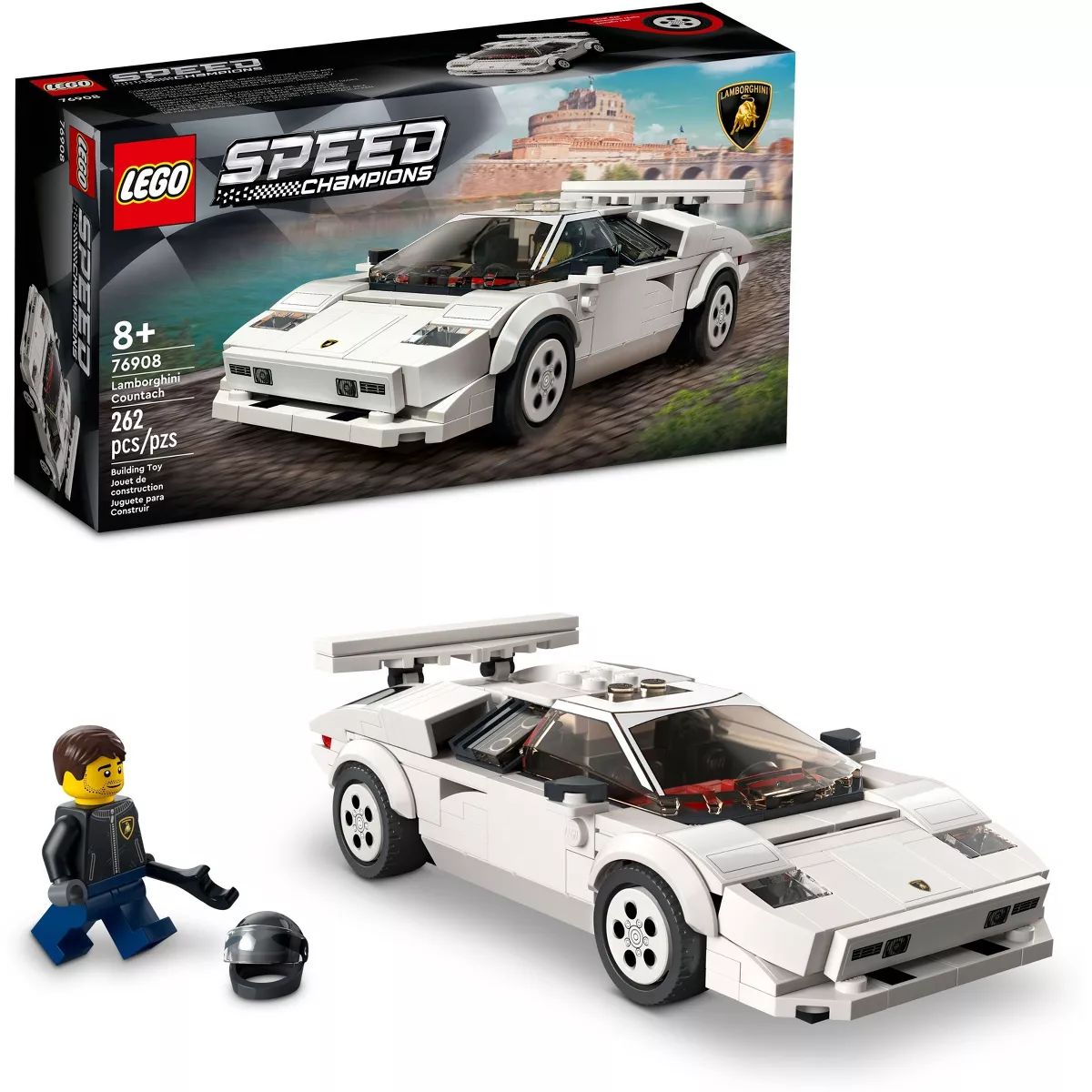 LEGO Speed Champions Lamborghini Countach Race Car Set 76908 | Target