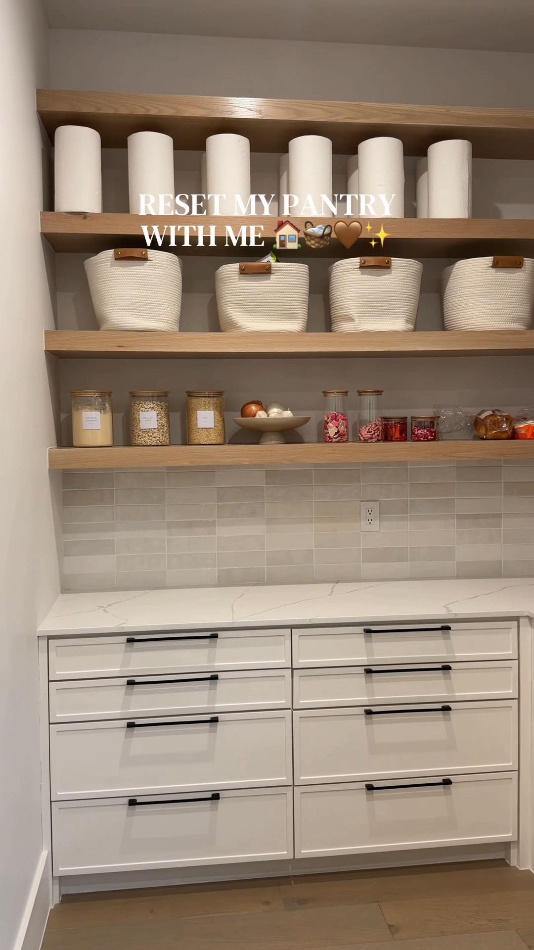 My countertops + cabinets hate to see me coming 🤣 pantry organization from Amazon and Target! #pantryorganization #homeorganization 

#LTKHome