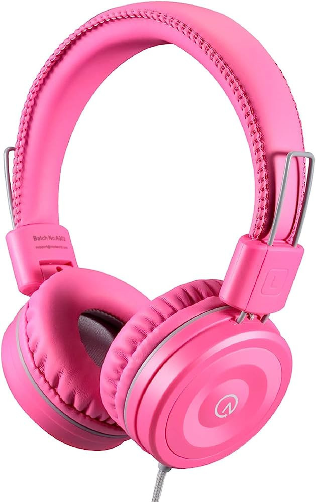 Kids Headphones-noot products K22 Foldable Stereo Tangle-Free 5ft Long Cord 3.5mm Jack Plugin Wir... | Amazon (US)
