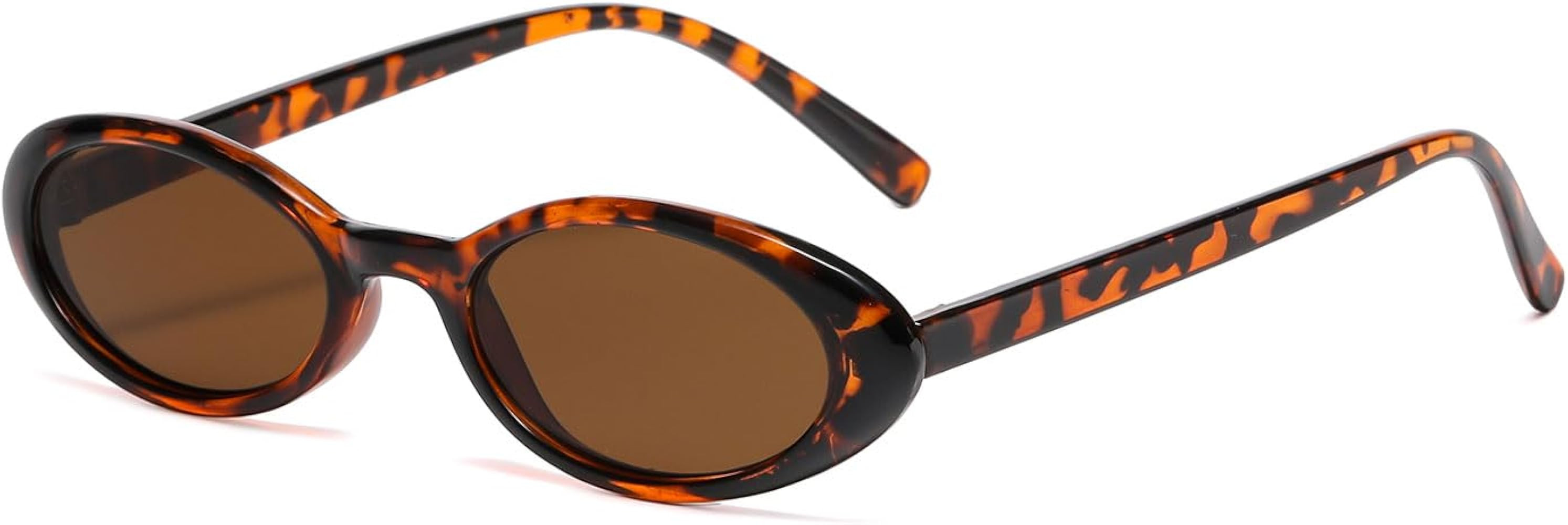 YAMEIZE Retro Small Oval Sunglasses for - Women Men Classic Oval Glasses Vintage Shades Outdoor | Amazon (UK)