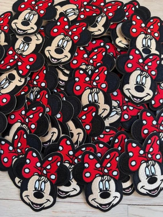 ASHESIVE 2.5 inch Mickey Mouse patch- ADHESIVE Minnie Mouse patch- Disney patch-Disney sticker pa... | Etsy (US)