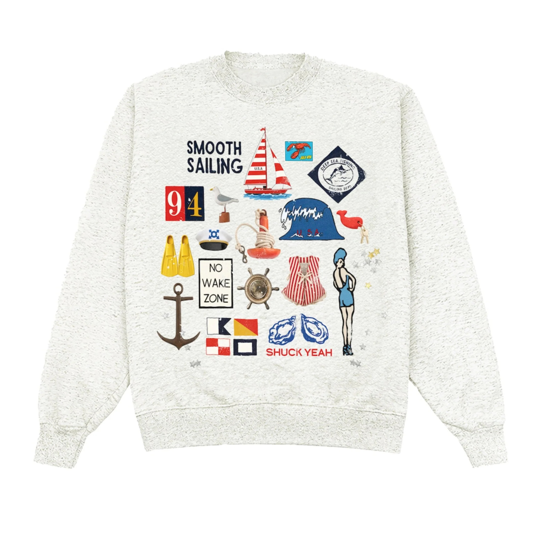 Summer Sailing Charms Crewneck | Shop Kristin Jones
