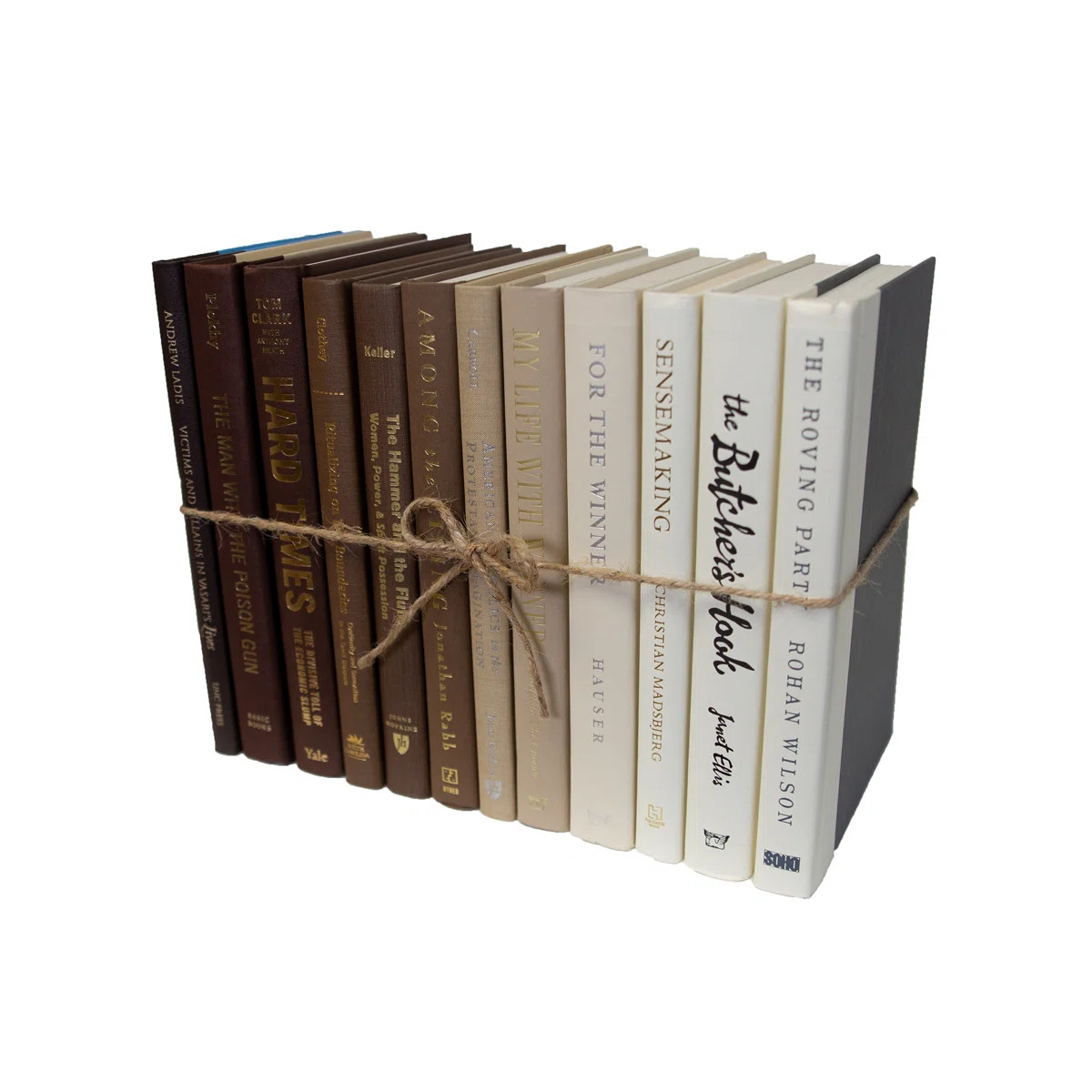 Decorative Books - Latte Ombré Book Bundle - 1 Foot of Brown Books | Wayfair North America