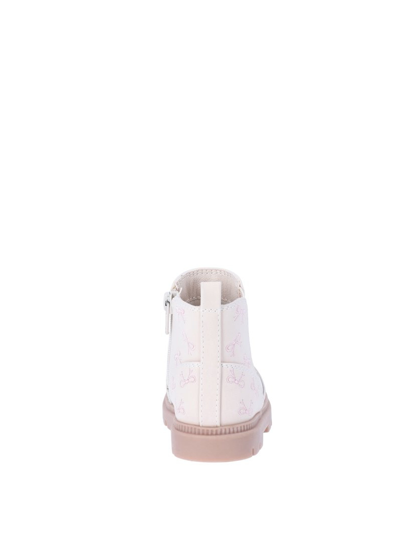 Wonder Nation Baby Girls' Embroidered Bows Chelsea Boots | Walmart (US)