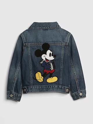babyGap | Disney Mickey Mouse Icon Denim Jacket with Washwell™ | Gap (US)